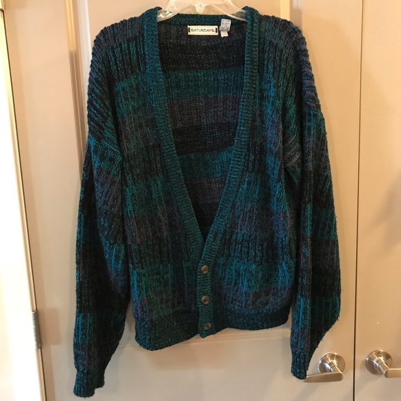 Vintage Sweaters - Chunky vintage cardigan